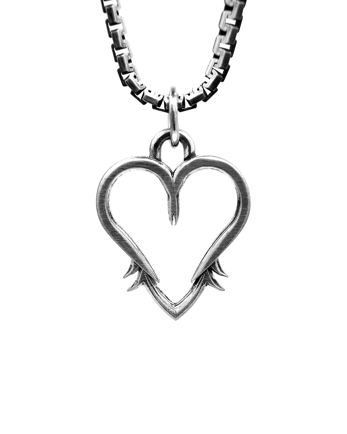 Akute Heart of Valhalla Pendant and Athena Chain (Antique)