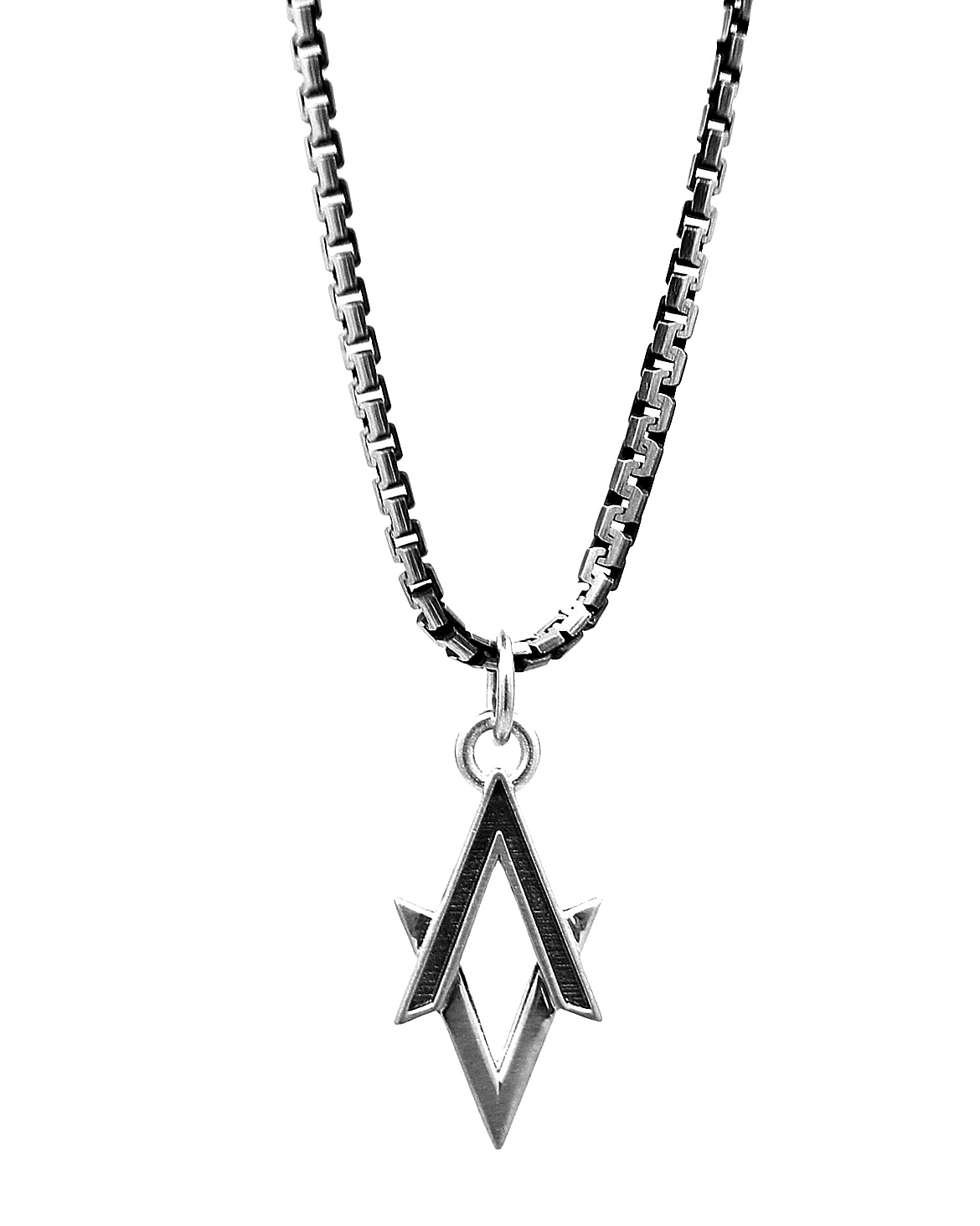 Akute Twin Pendant and Athena Chain (Antique)