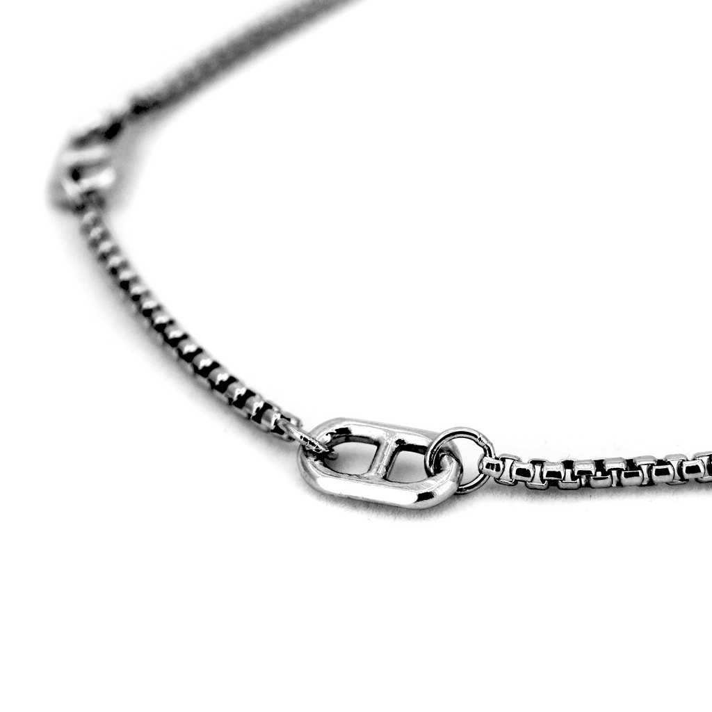 Atlantic Bracelet - Four Step Motif on August Chain