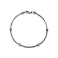 Pyramid Bracelet - 6 Step Motif on August Chain
