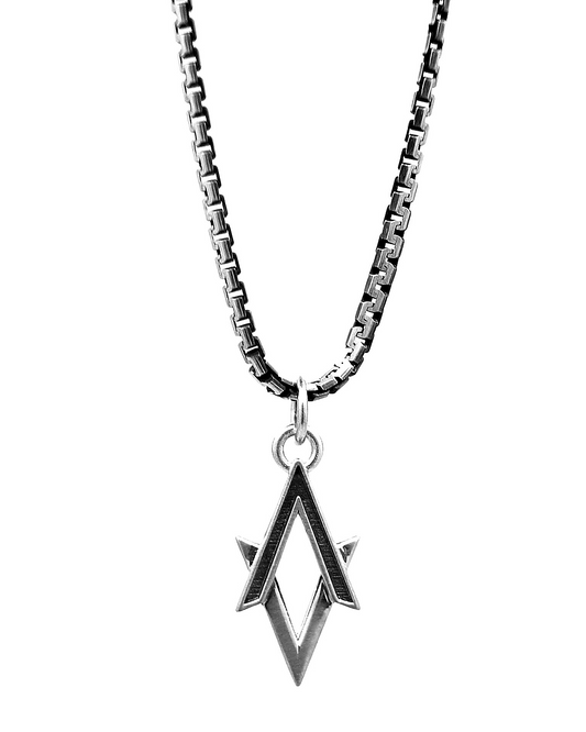 Akute Twin Pendant and Athena Chain (Antique)